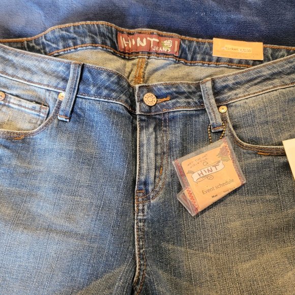 NWT Vintage HINT jeans, 2005, Juniors, size 13 - Picture 4 of 6